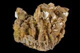 Brown-Orange Wulfenite Crystal Cluster - Defiance Mine, Arizona #127025-1